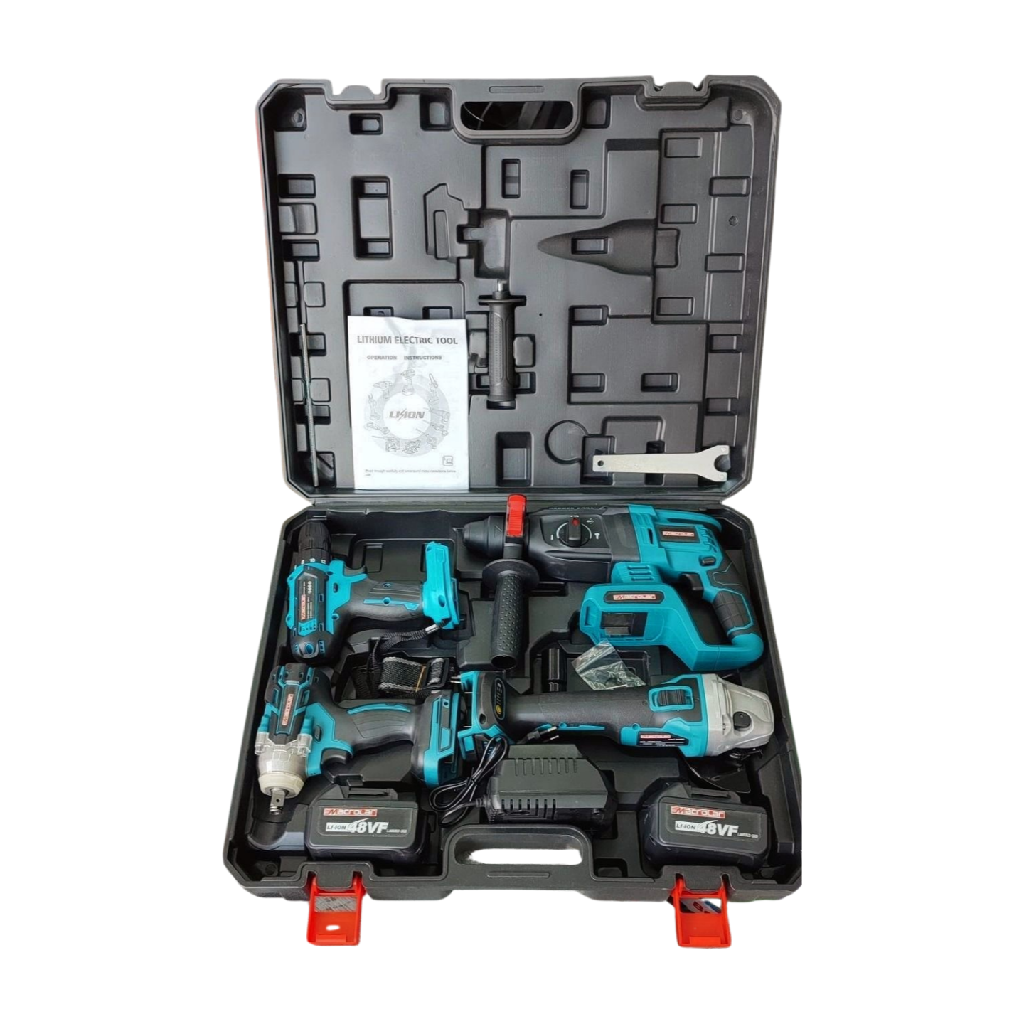 Macrolar 4-in-1 Cordless Tool Set Pakistan | Professional Power Tools Lahore Macrolar 4-in-1 Cordless Tool Set Pakistan | Professional Power Tools Lahore